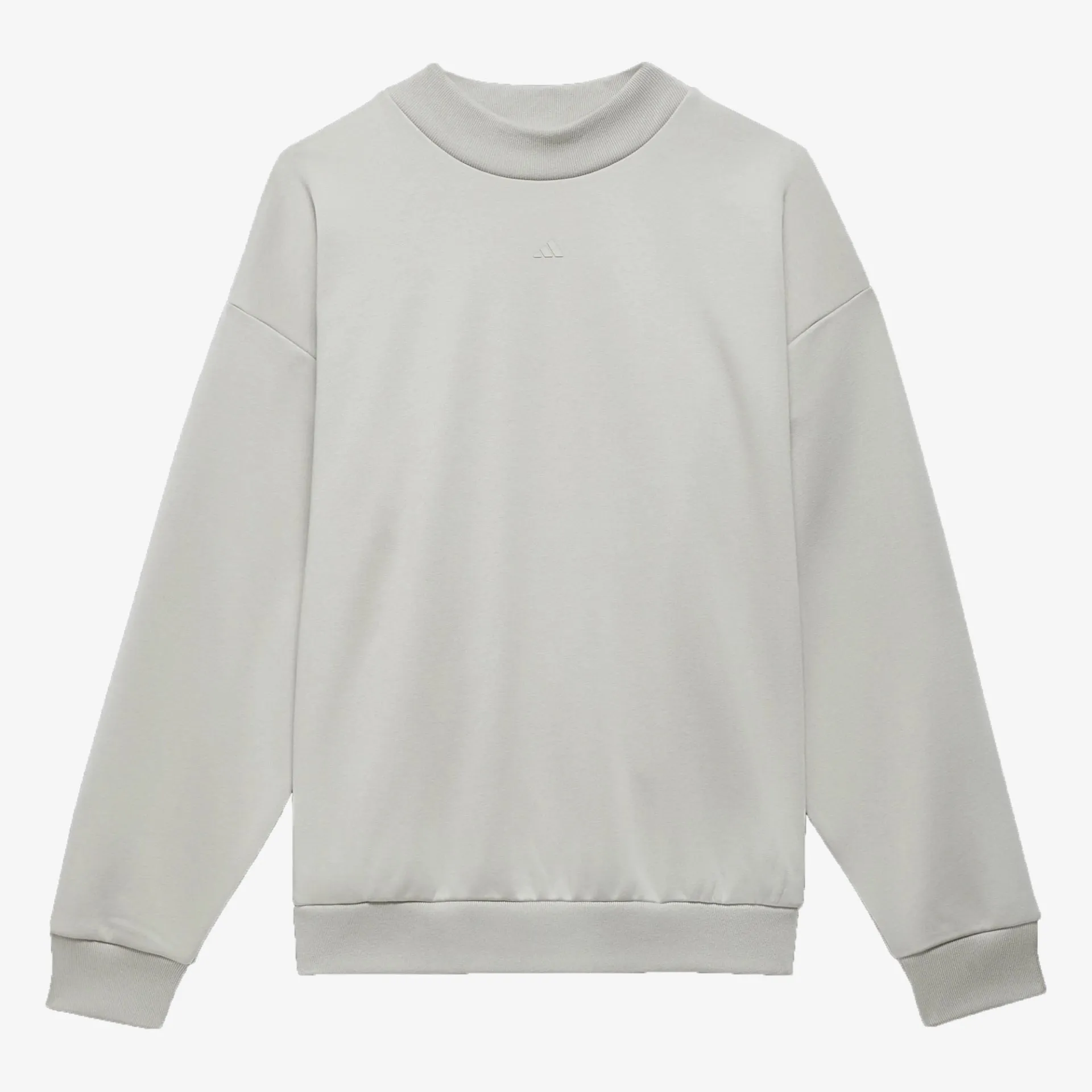 Adidas | BASKETBALL CREW SWEATSHIRT  { METAL GREY