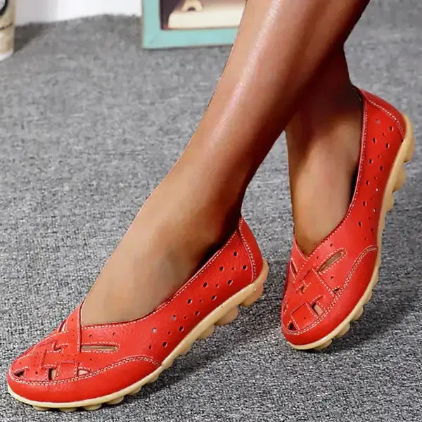 Cammille - Loafer Ademend leer