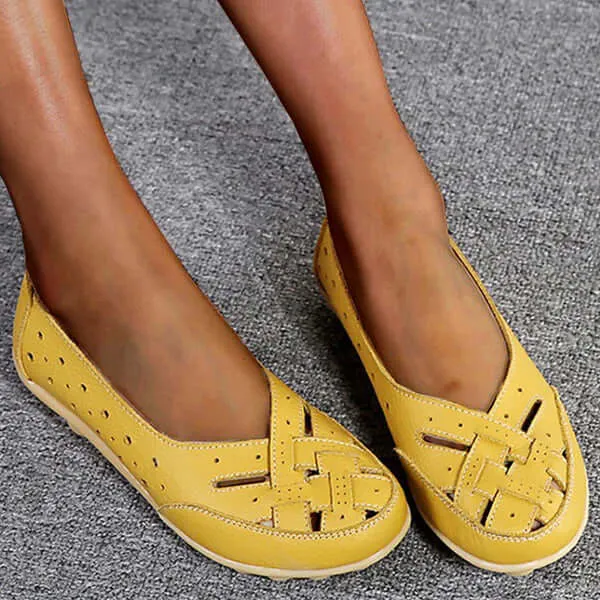 Cammille - Loafer Ademend leer