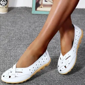 Cammille - Loafer Ademend leer