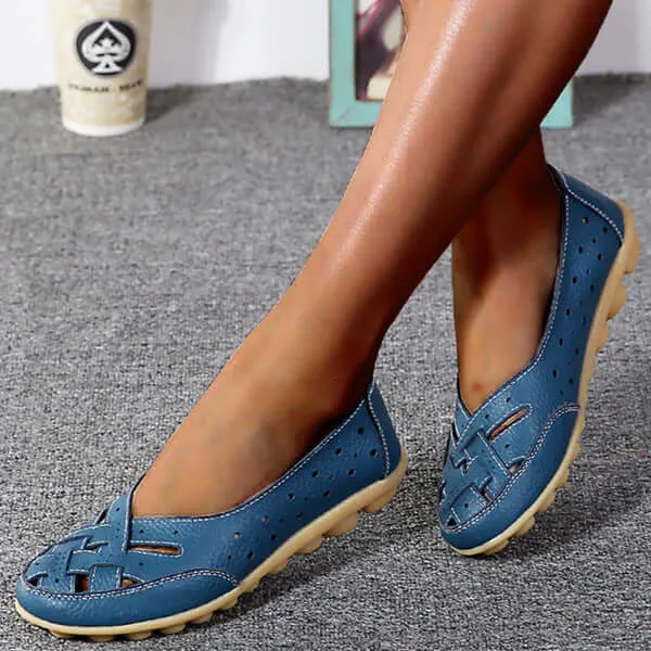 Cammille - Loafer Ademend leer