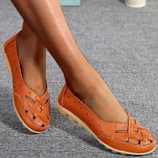 Cammille - Loafer Ademend leer