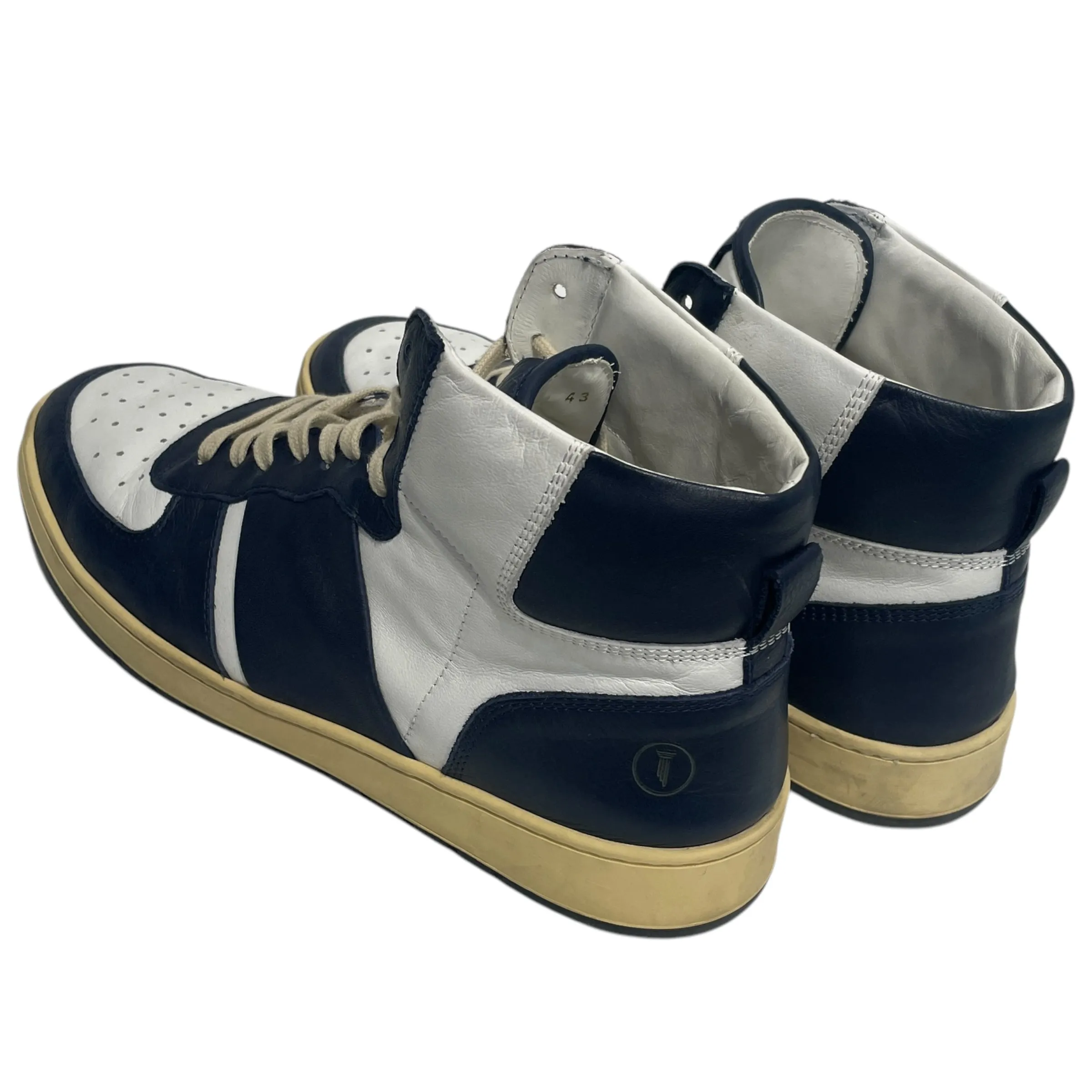 COLLEGIUM/Hi-Sneakers/EU 43/Leather/NVY/
