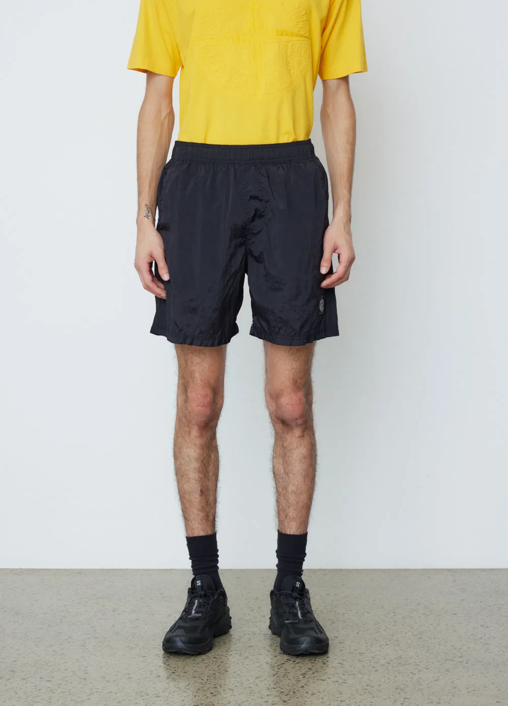 Compass Patch Swim Shorts