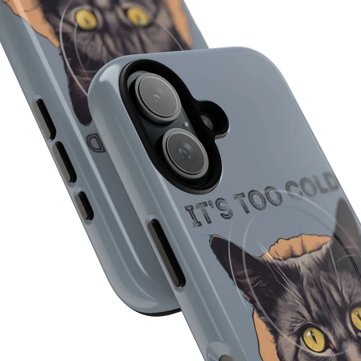 Cozy Cat Winter Jacket Magnetic Phone Case