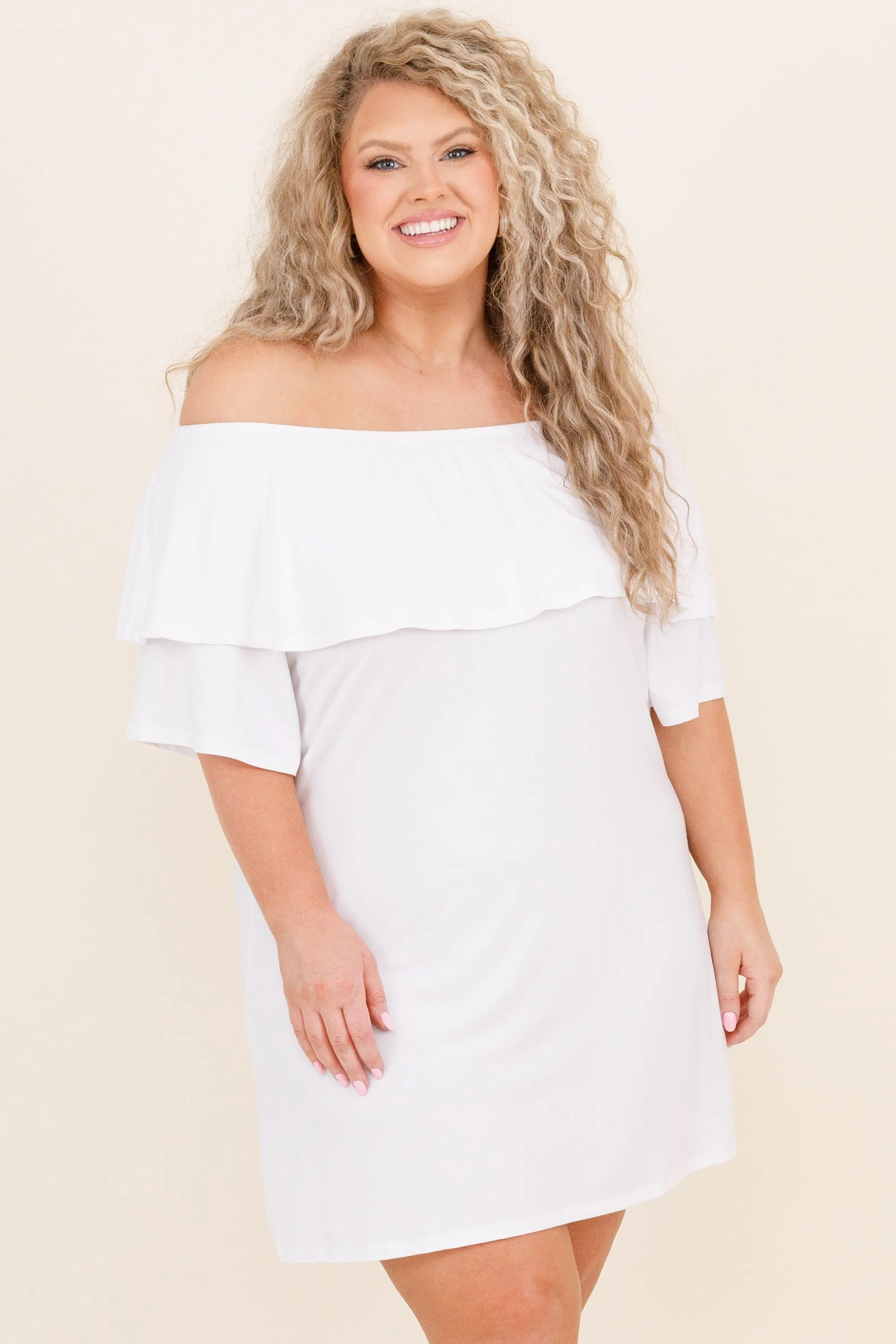 Dance With Me Dress, White