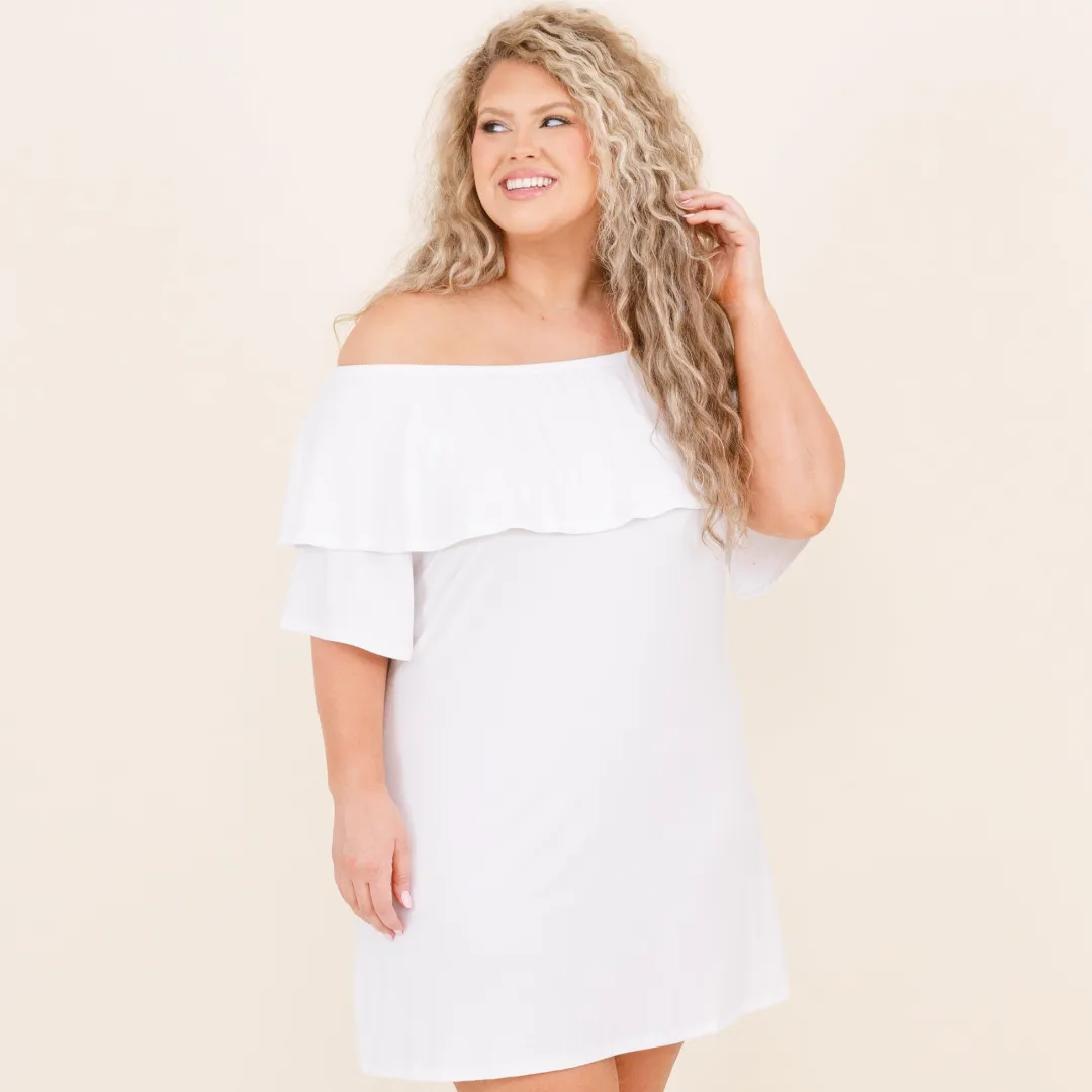 Dance With Me Dress, White