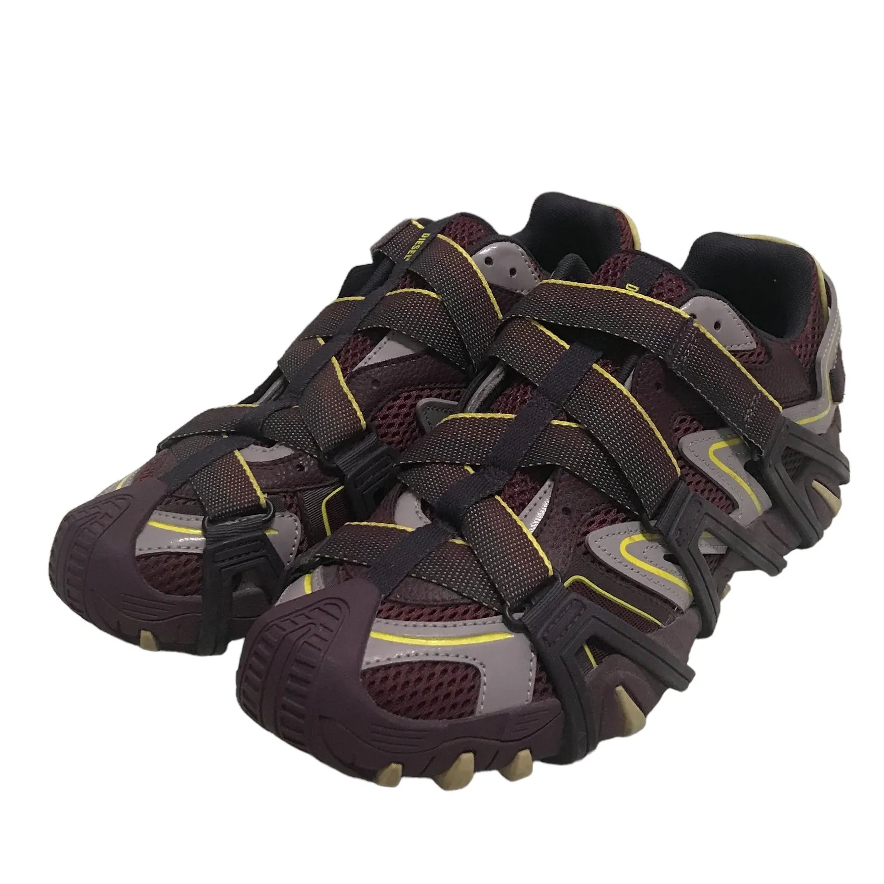 DIESEL/Low-Sneakers/US 10/Nylon/PPL/STRAPPY