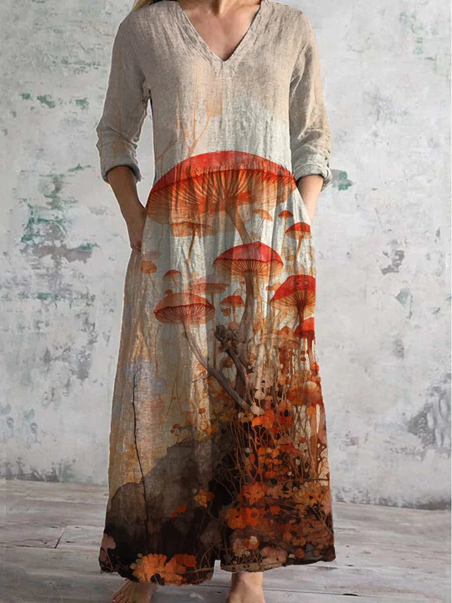 Earthy Bohemian Dress