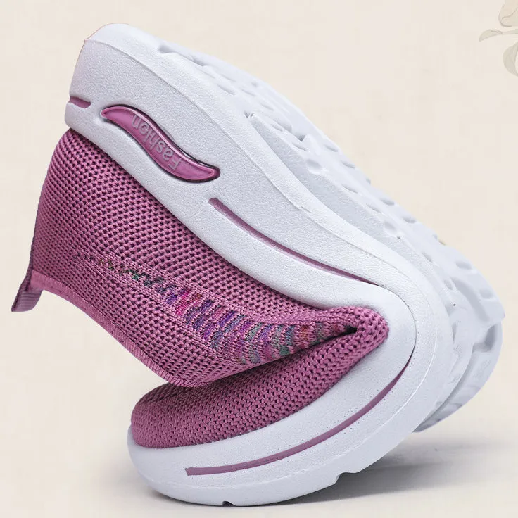 Fashion Hollow Casual Sport Shoes Women Comfort Light Running Women's Shoes Flat Loafers