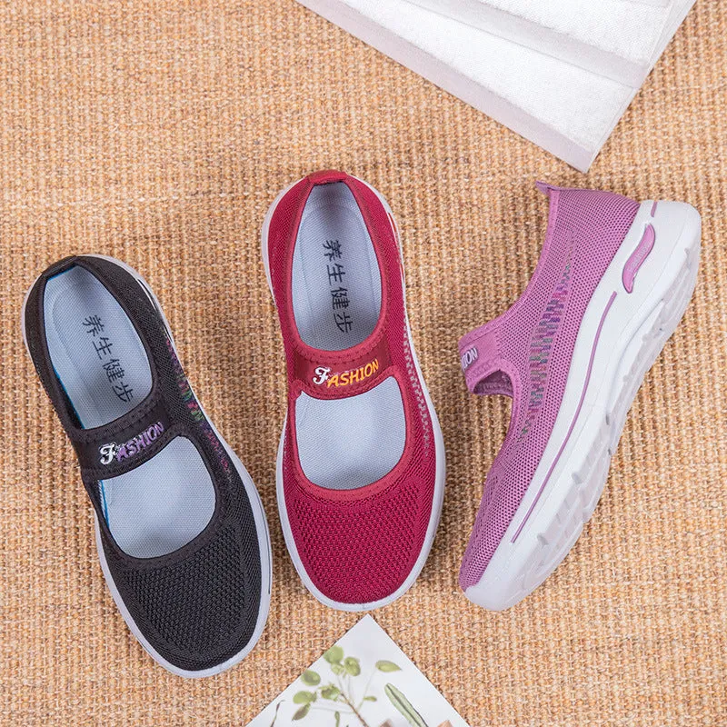 Fashion Hollow Casual Sport Shoes Women Comfort Light Running Women's Shoes Flat Loafers