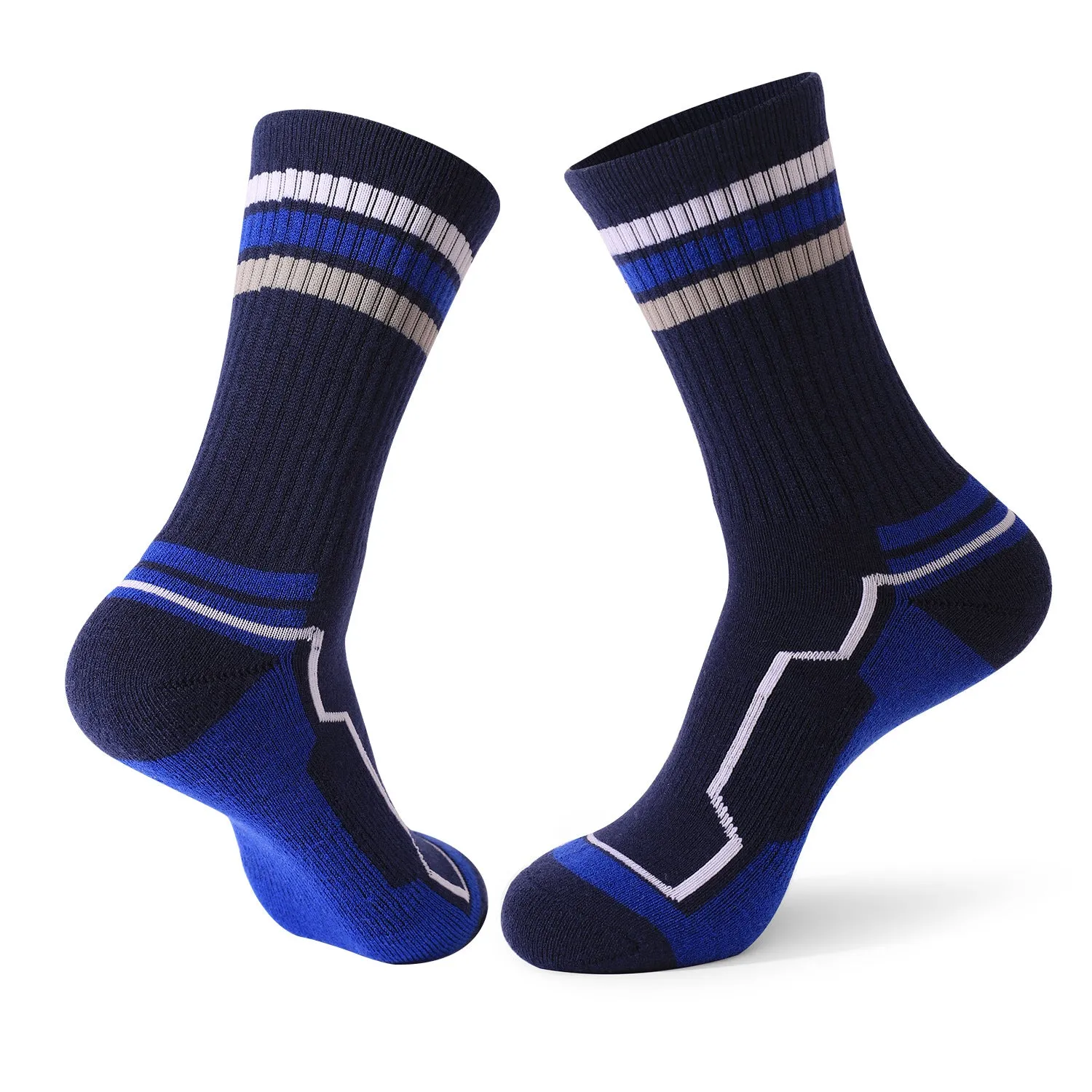 Hywell™ | Merino Wool Thick Padded Basketball Crew Socks | 1 Pair