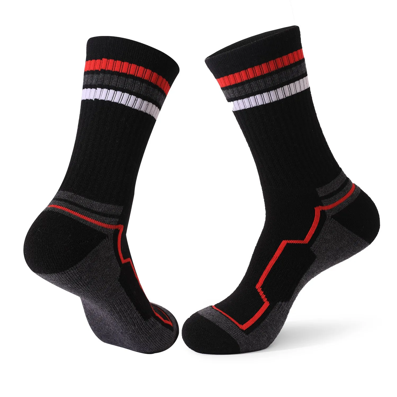 Hywell™ | Merino Wool Thick Padded Basketball Crew Socks | 1 Pair