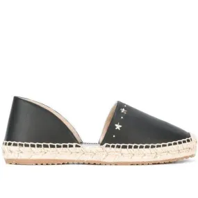 JIMMY CHOO Women's Dreya Star Stud Espadrilles, Black