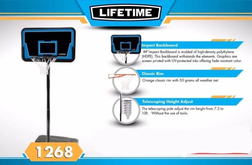 Lifetime Impact 44" Basketball Set