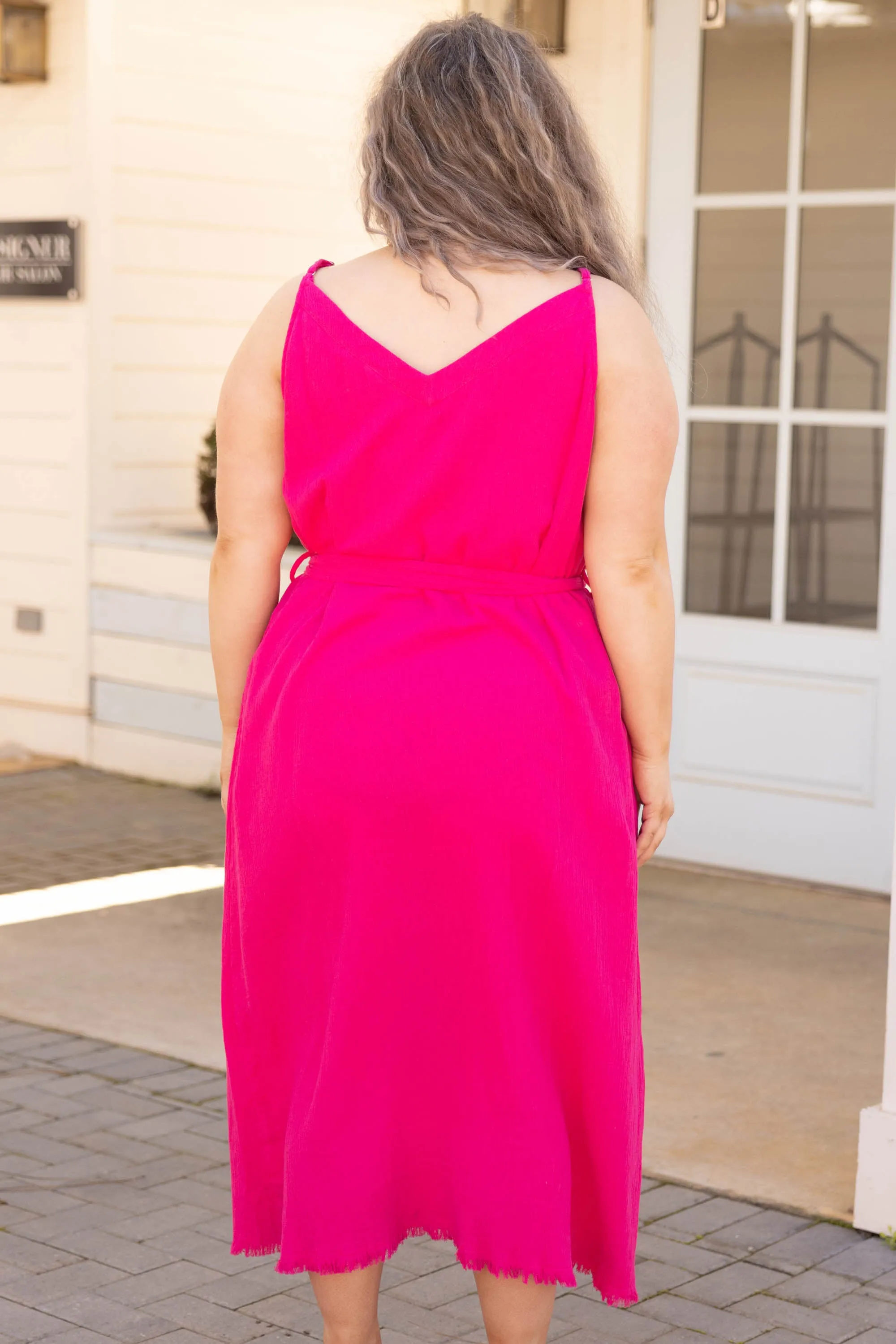 Malibu Fantasy Dress, Fuchsia