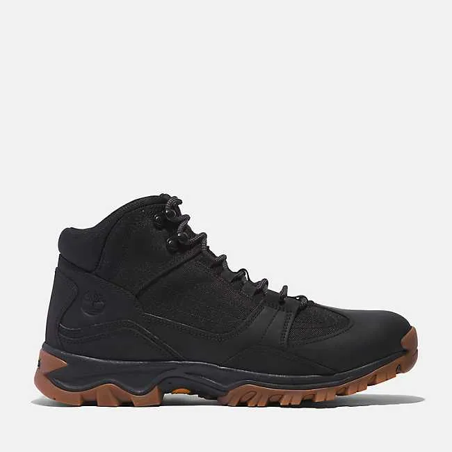 Men's Mt. Maddsen Mid Lace-Up Full-Grain Hiking Boot - Black