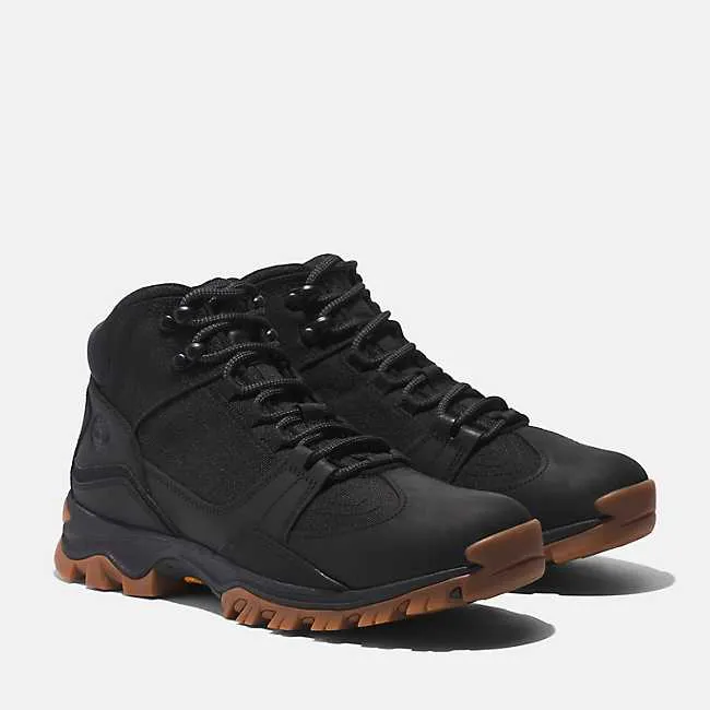 Men's Mt. Maddsen Mid Lace-Up Full-Grain Hiking Boot - Black