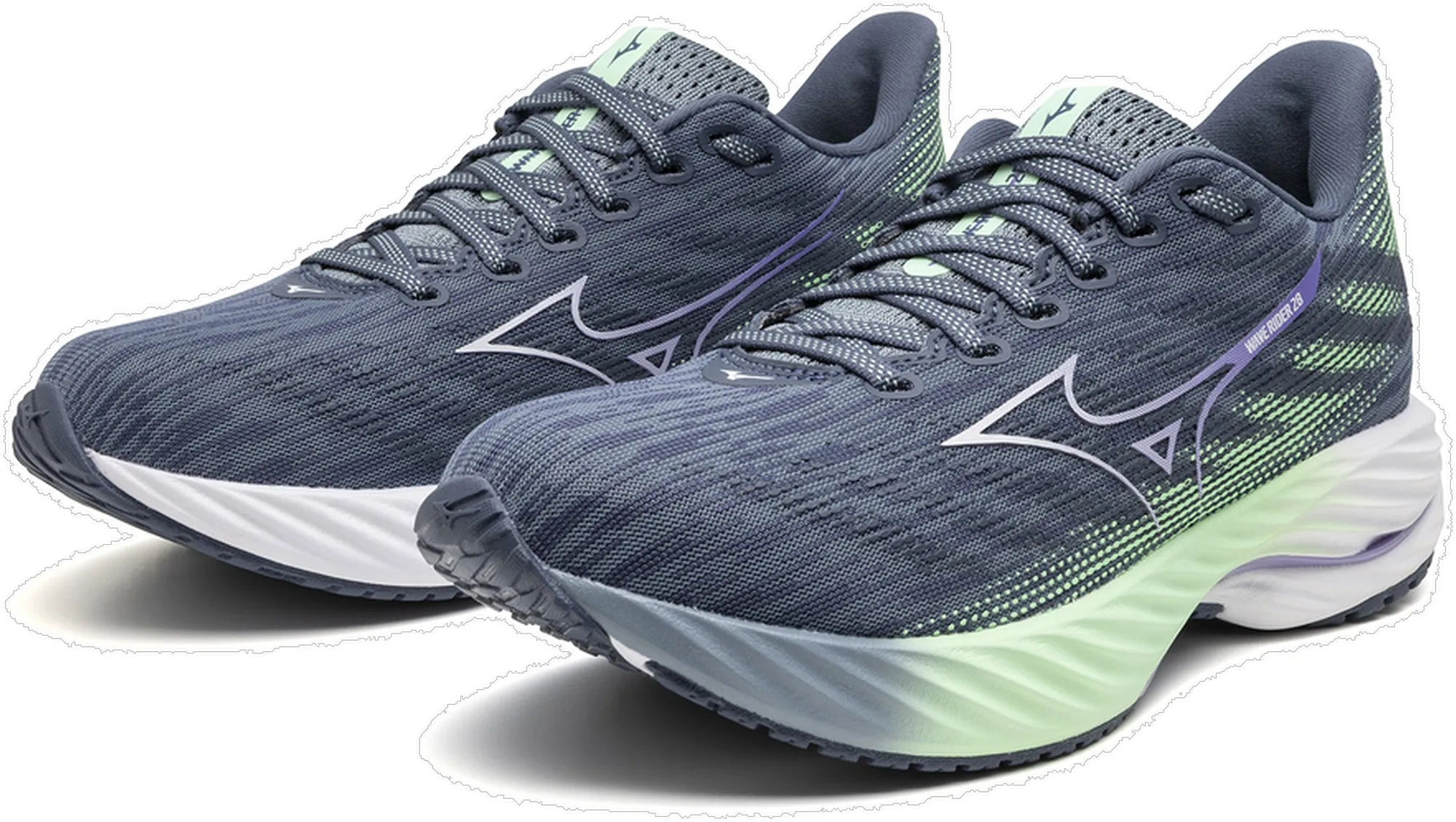 Mizuno Wave Rider 28 Womens Running Shoes - Blue