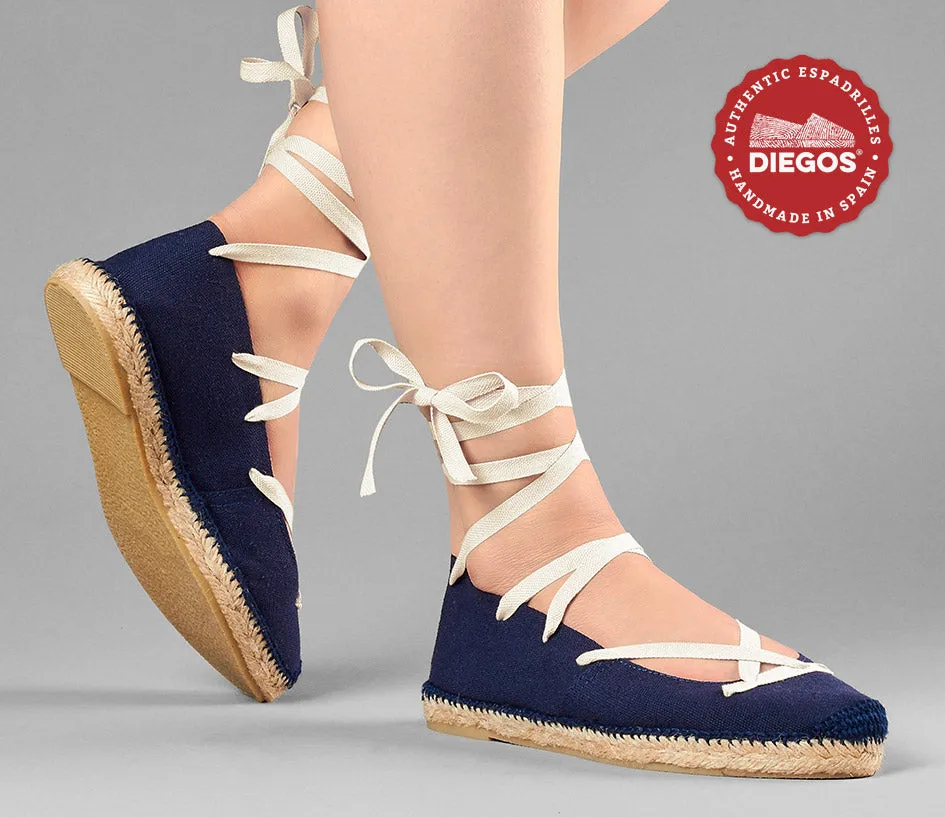 Navy ballerina