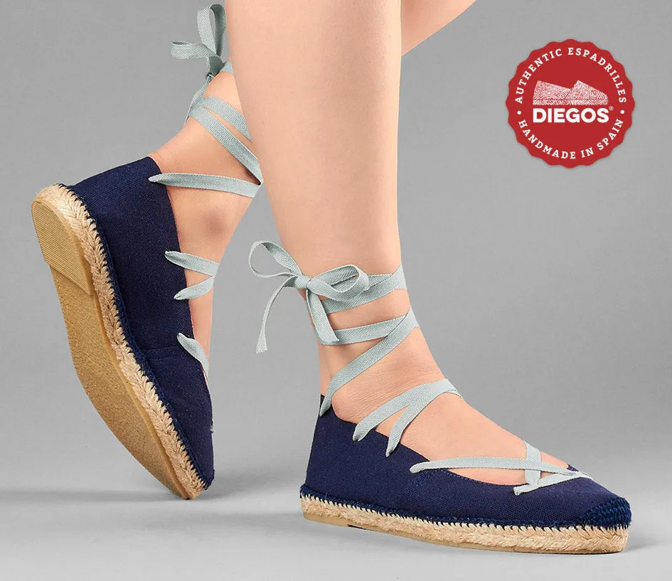 Navy ballerina