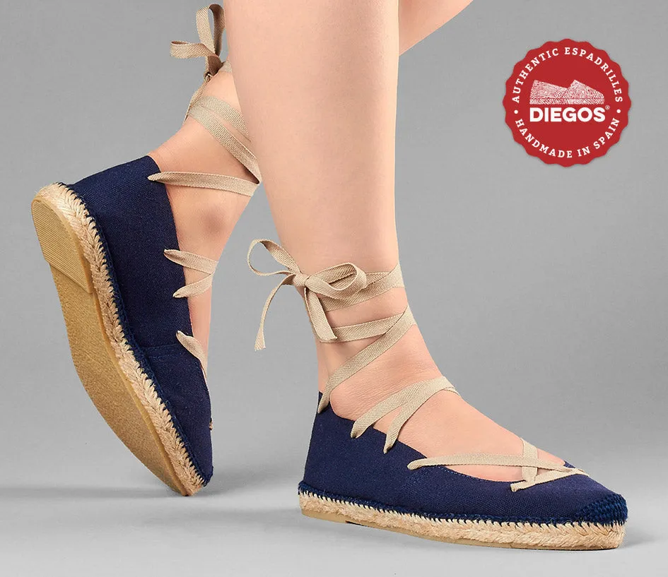Navy ballerina