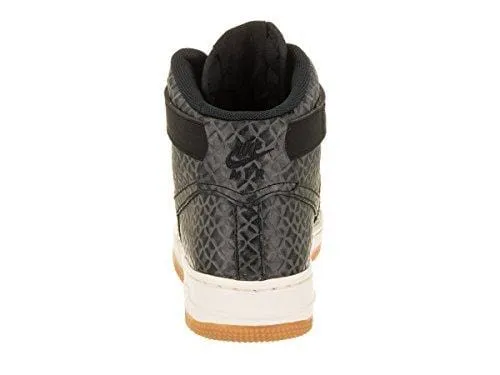 Nike Women's Air Force 1 Hi Premium Basketball Shoe 8 Black