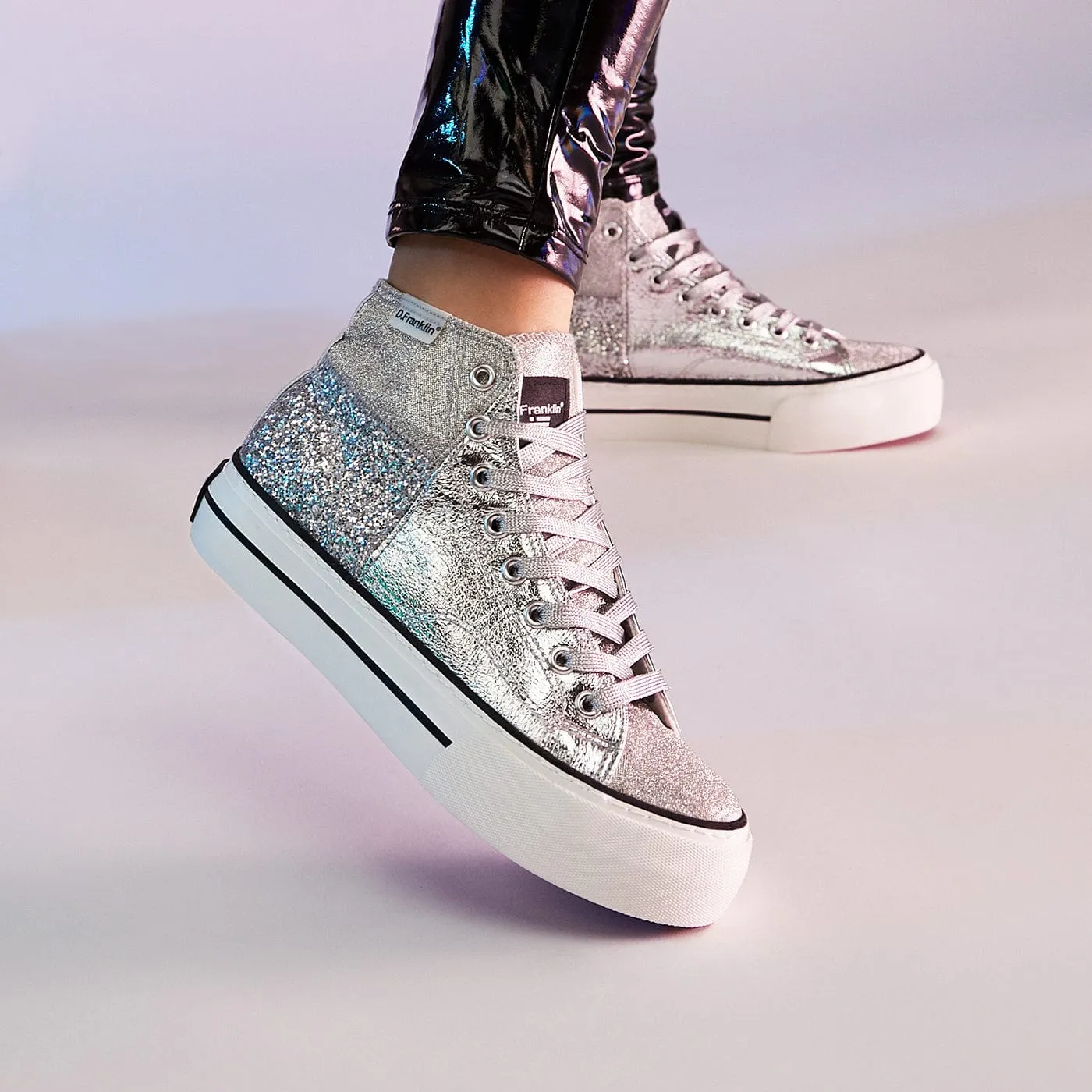 One Way Patchwork Silver Moon