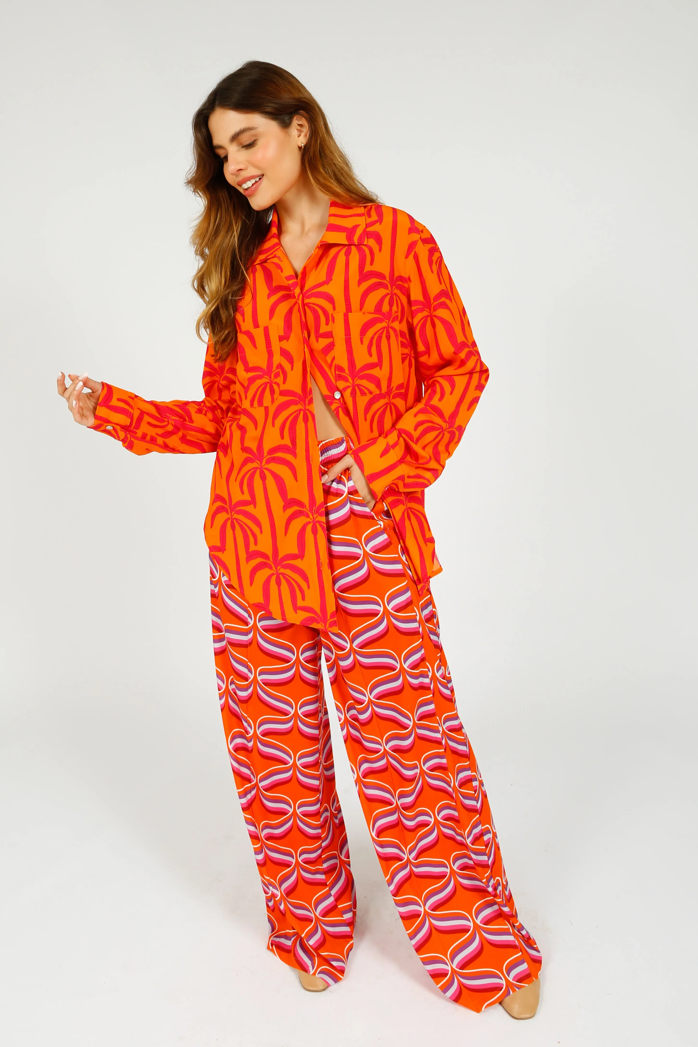 PP Kylie Trousers in Ribbon Orange