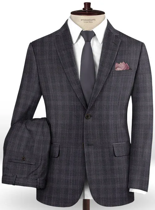Reda Gelco Brown Wool Suit