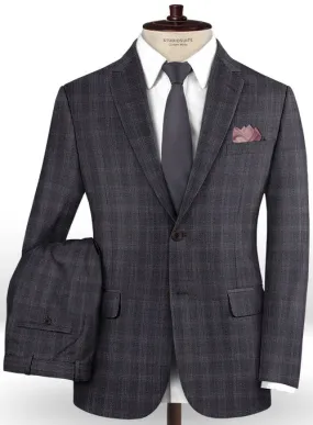 Reda Gelco Brown Wool Suit