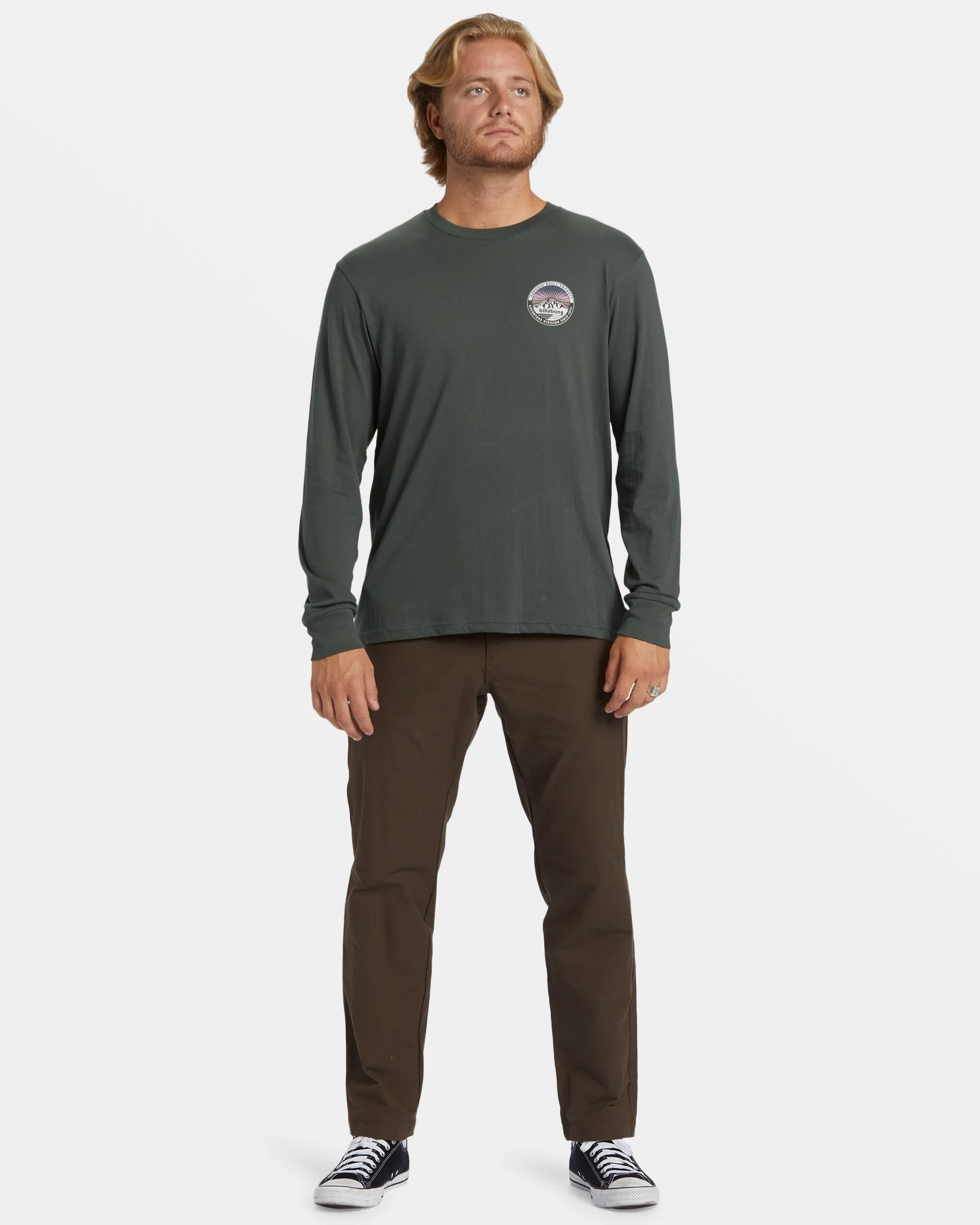 Rockies Long Sleeve T-shirt - Slate Green