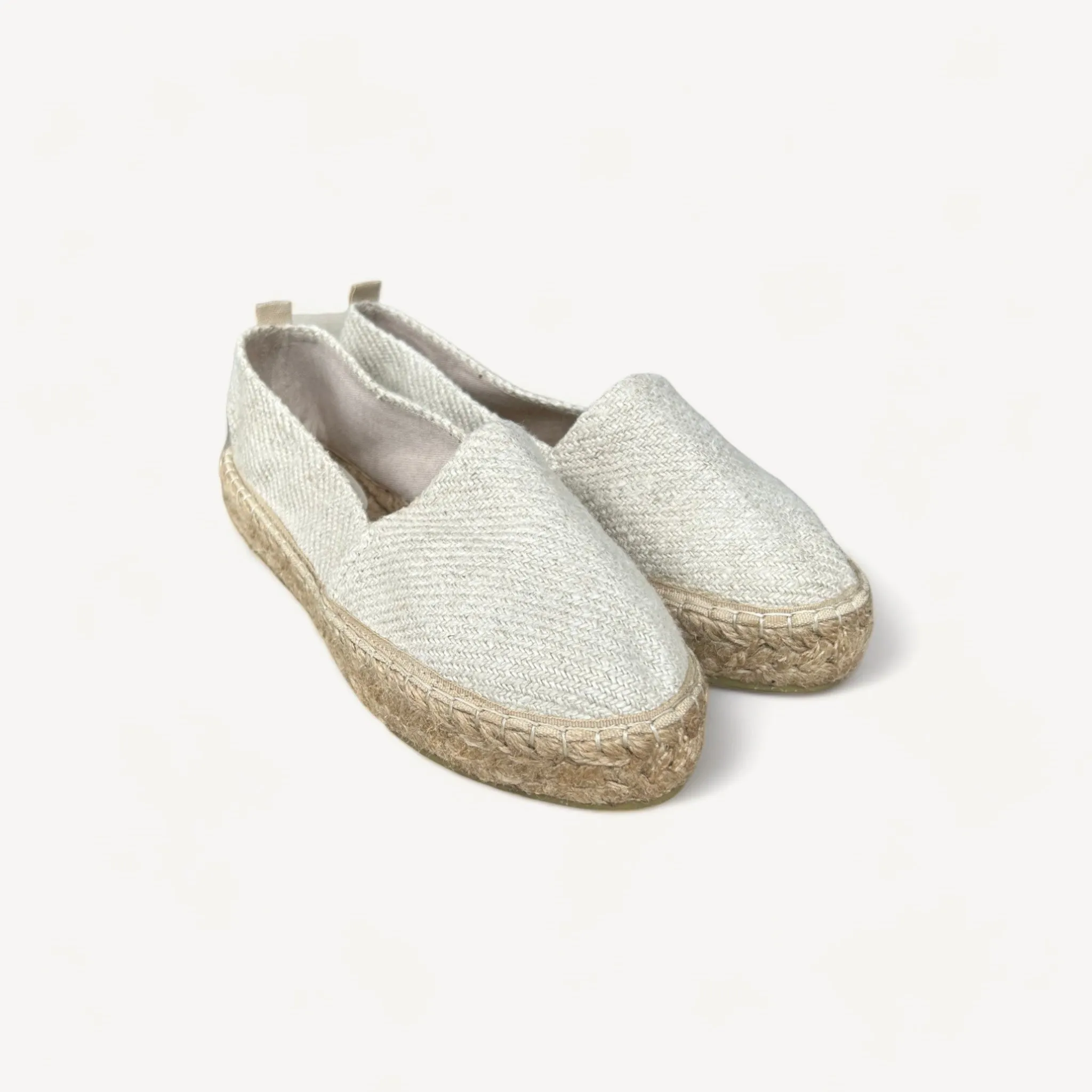 roman linen espadrilles
