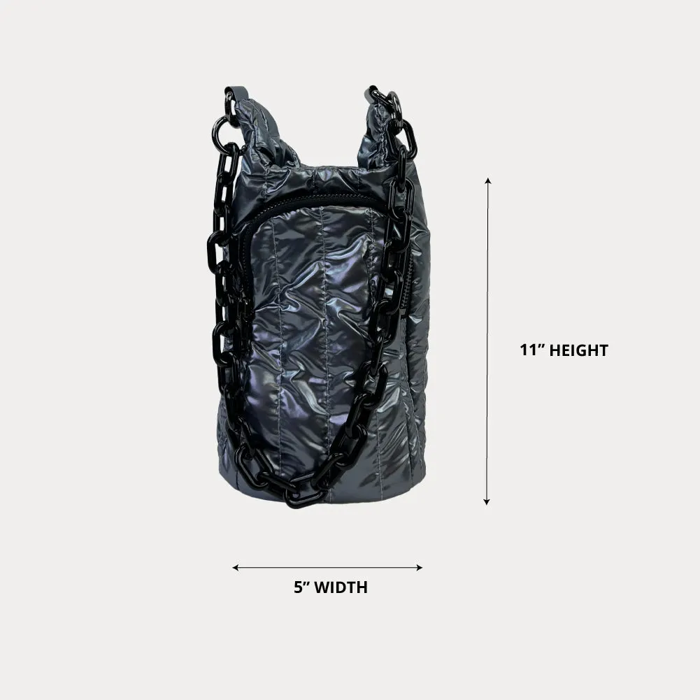 Roxy Liquid Quilted Water Bottle Bag
