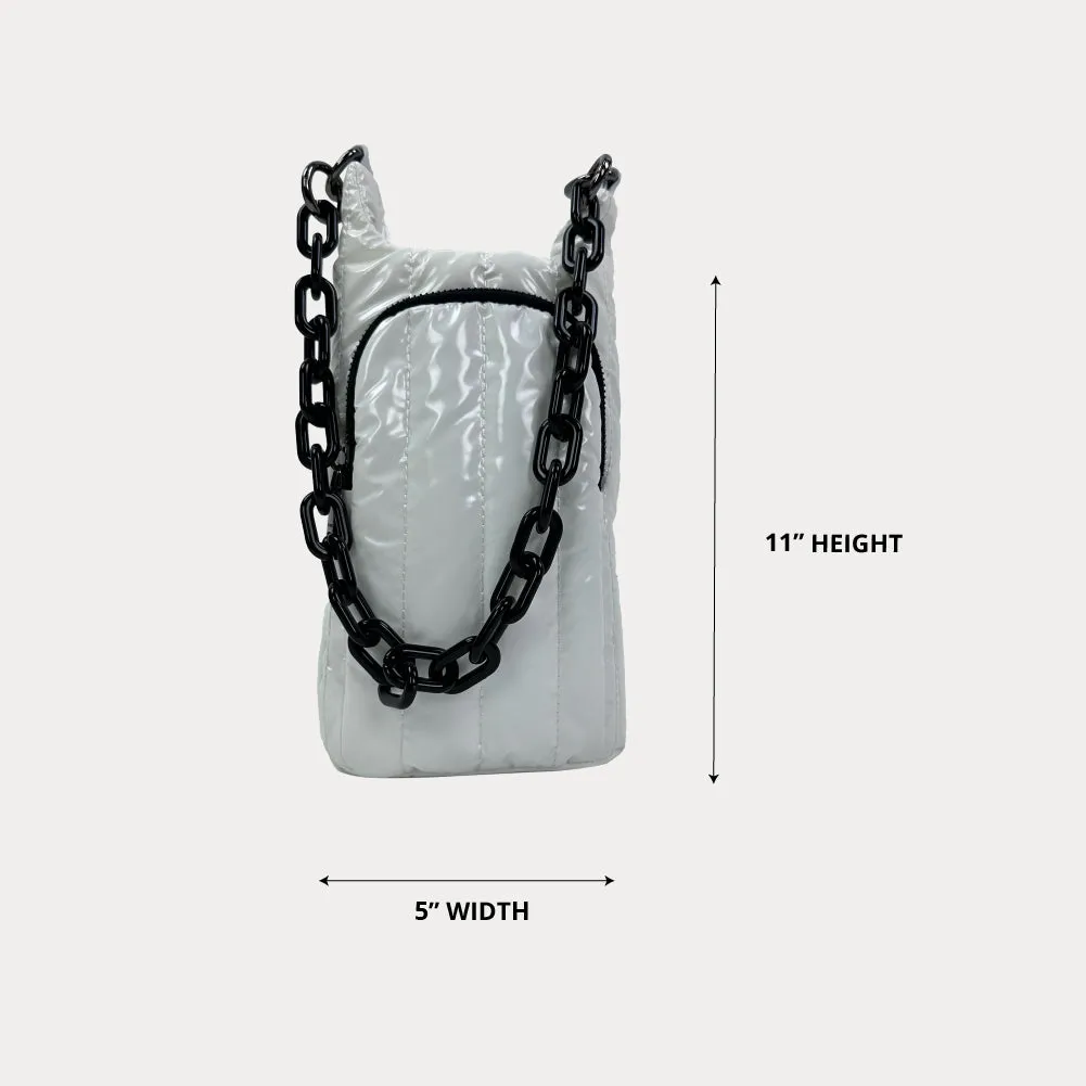 Roxy Liquid Quilted Water Bottle Bag