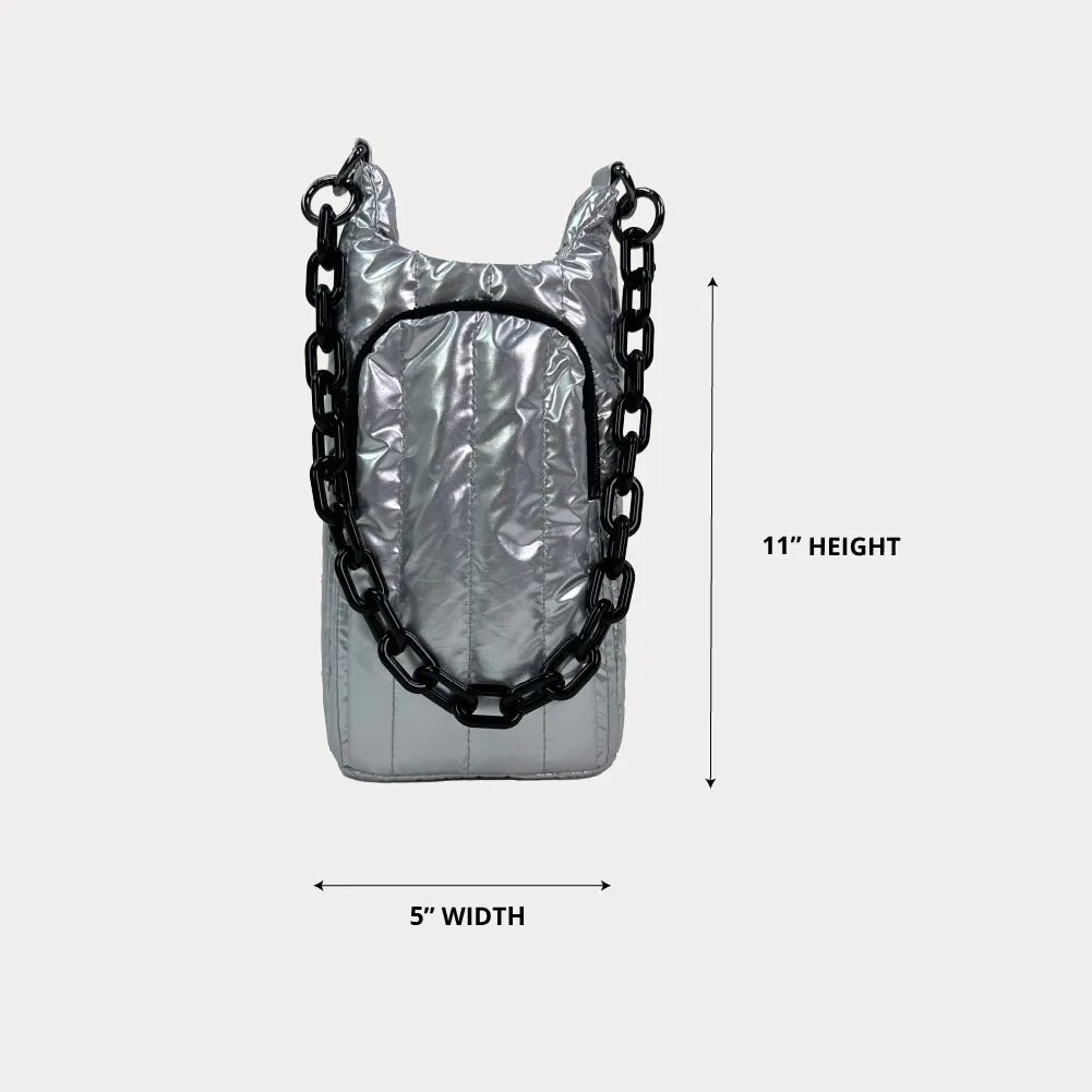 Roxy Liquid Quilted Water Bottle Bag