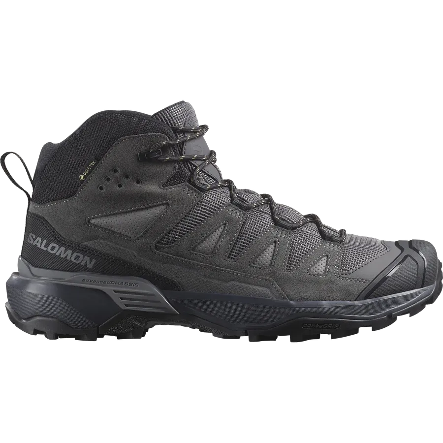Salomon Men's X Ultra 360 Leather Mid Gore-Tex Castlerock/Asphalt/Kelp
