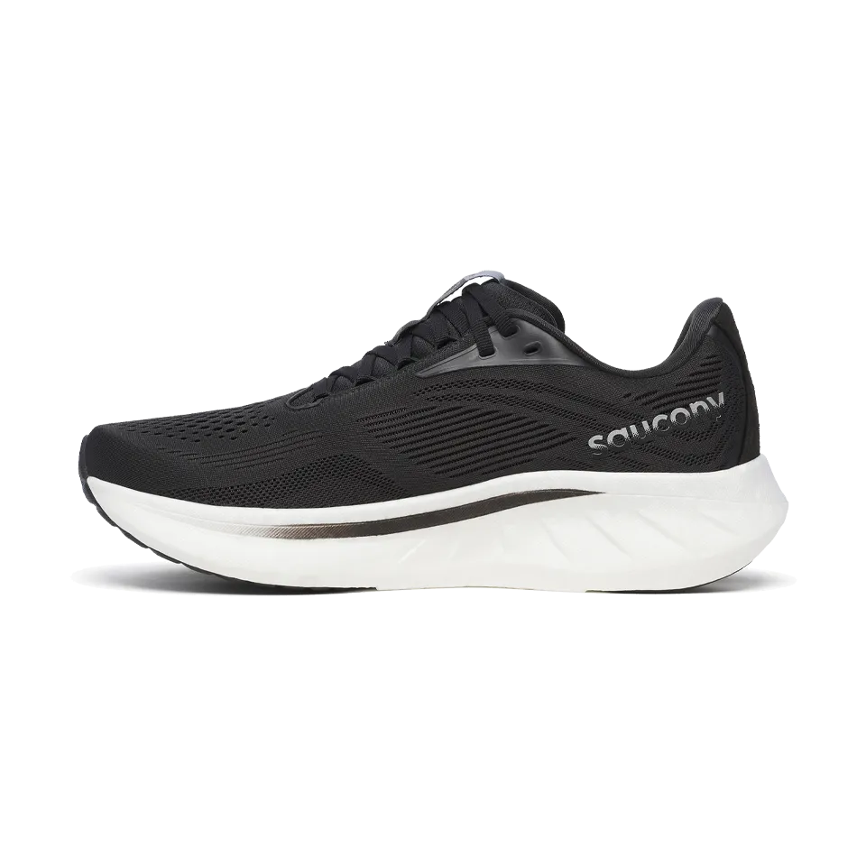 Saucony Men's Ride 18 Black/White