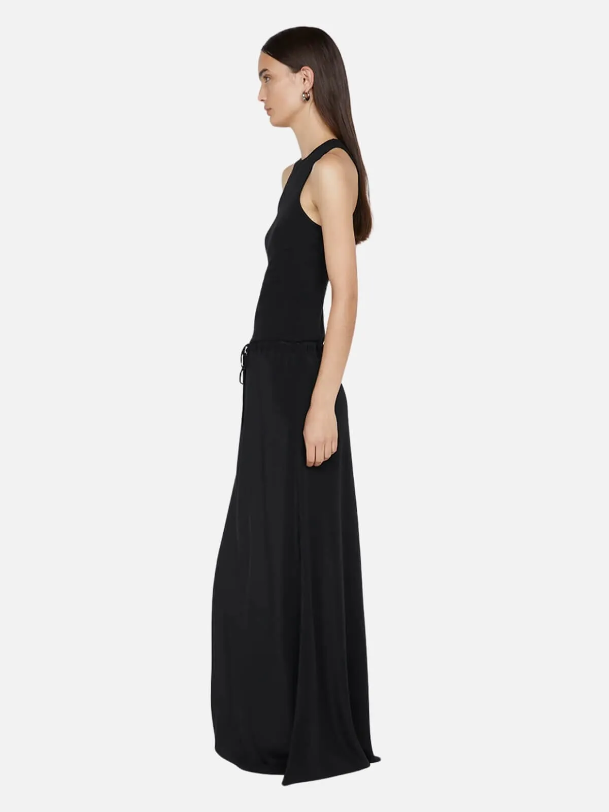 Sola Racer Dress - Black