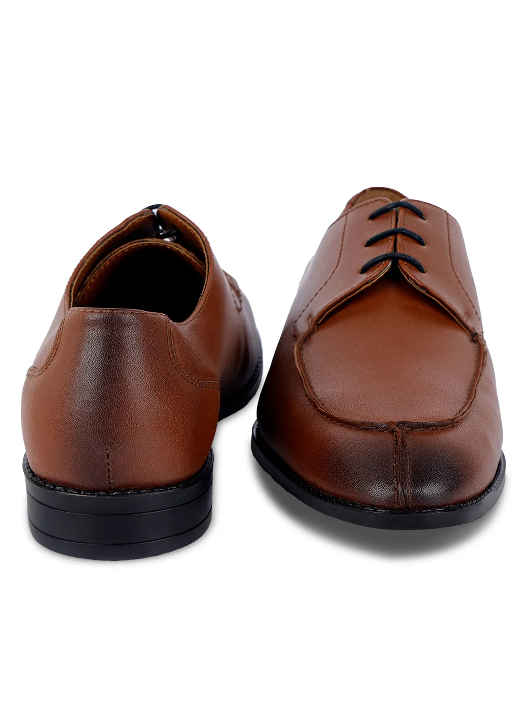 Tan Derby Laceups for Men