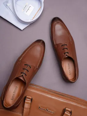 Tan Derby Laceups for Men