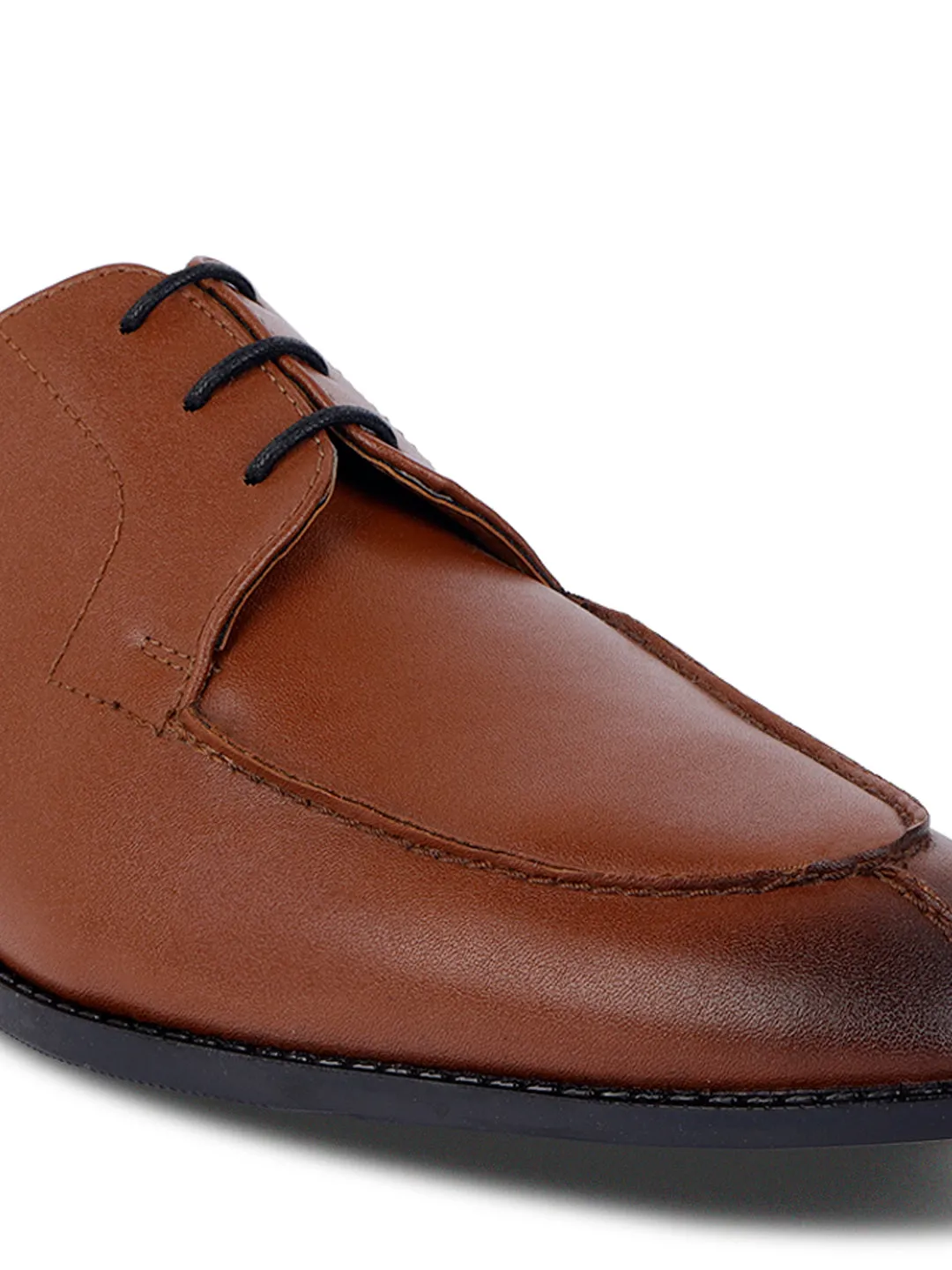 Tan Derby Laceups for Men