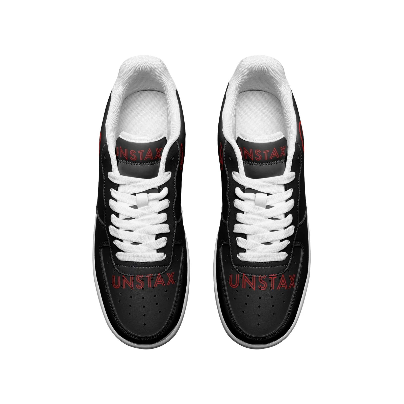 Through All Obstacles Unstax Sneakers(Red on B)