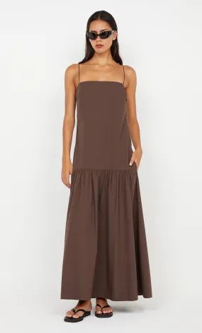 VEDA MAXI DRESS - CHOC