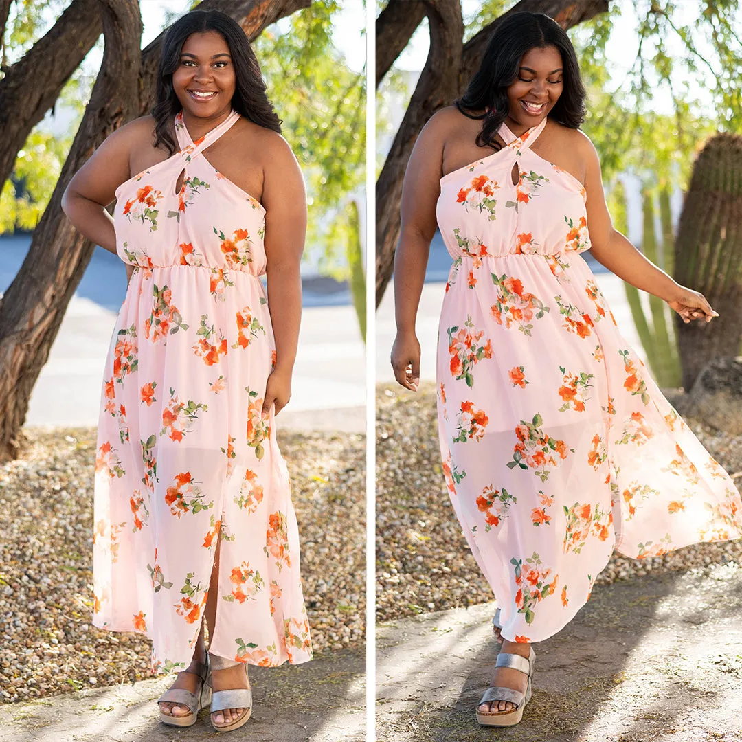 Wherever I Can Dance Dress, Peach