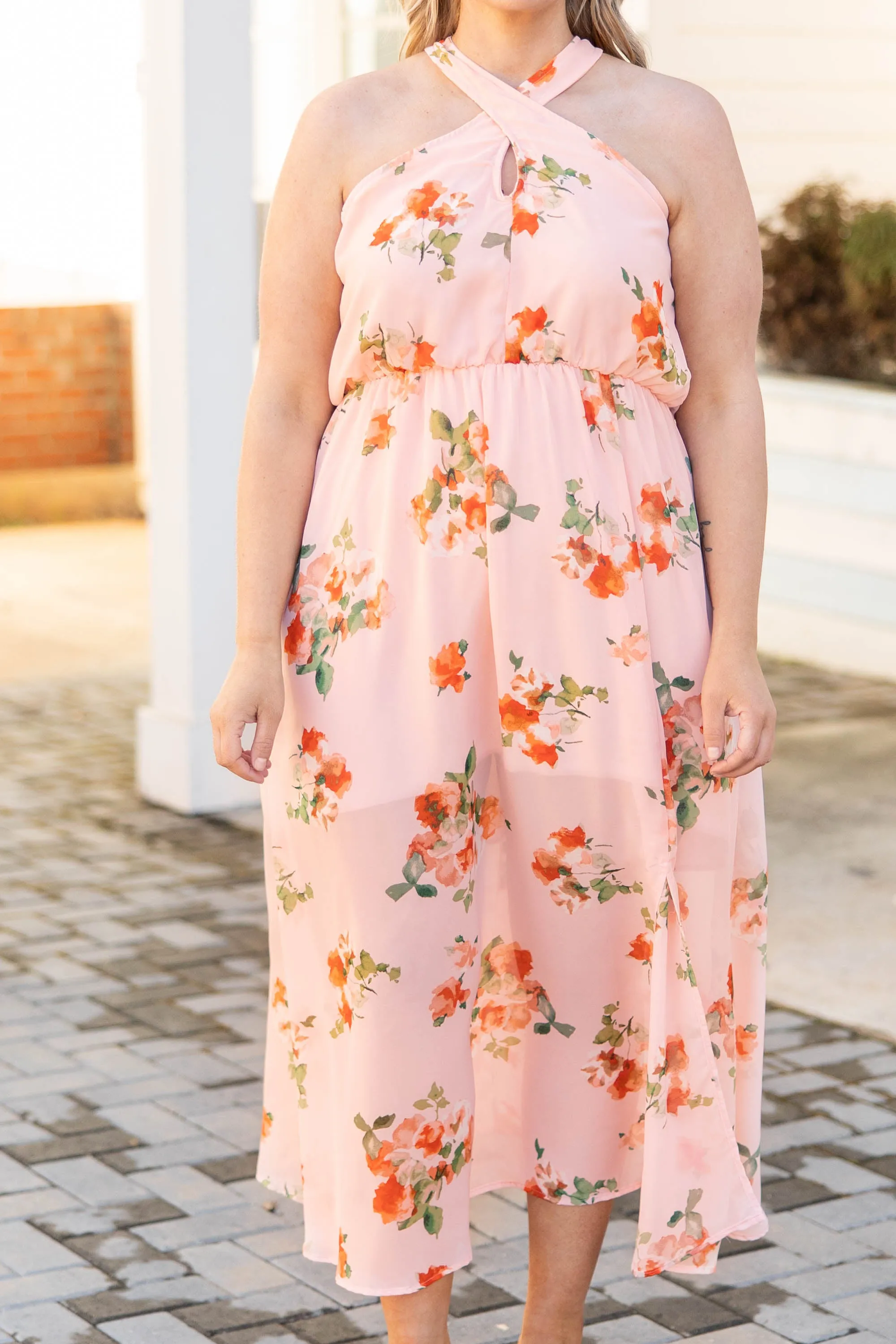 Wherever I Can Dance Dress, Peach