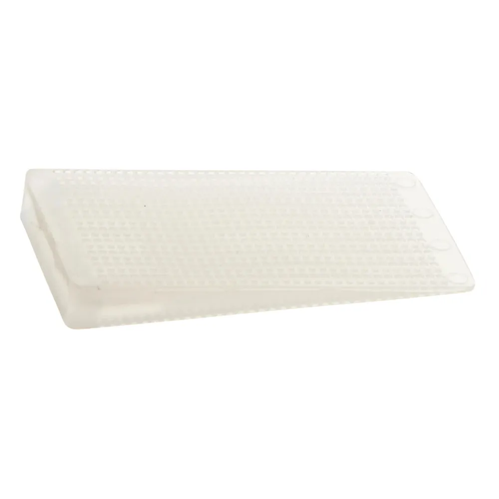 Winco TW-75W Plastic Table Wedge, Translucent, Hard, PP, 75 Pc Pack