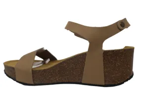 XANA TAUPE WEDGE
