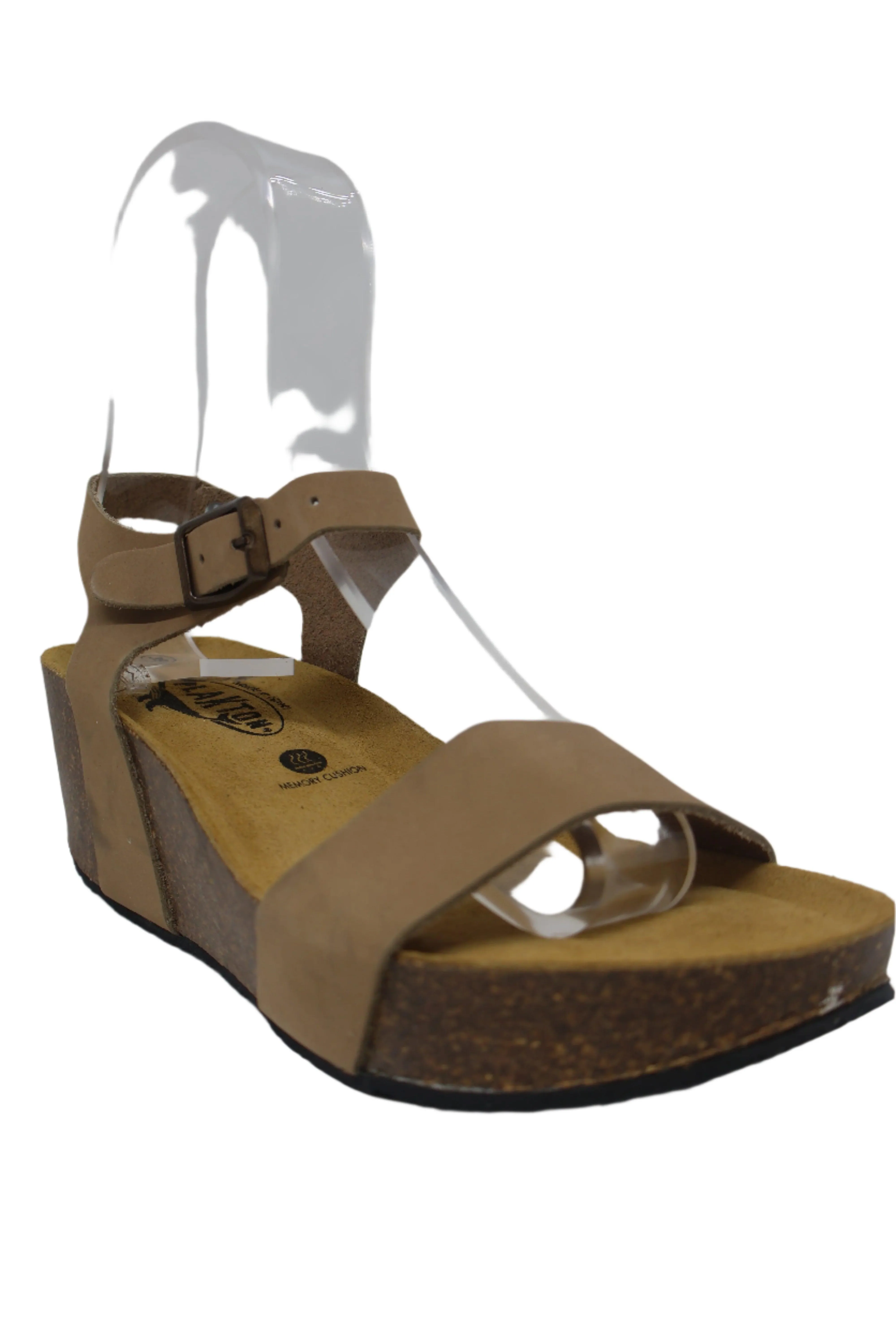 XANA TAUPE WEDGE