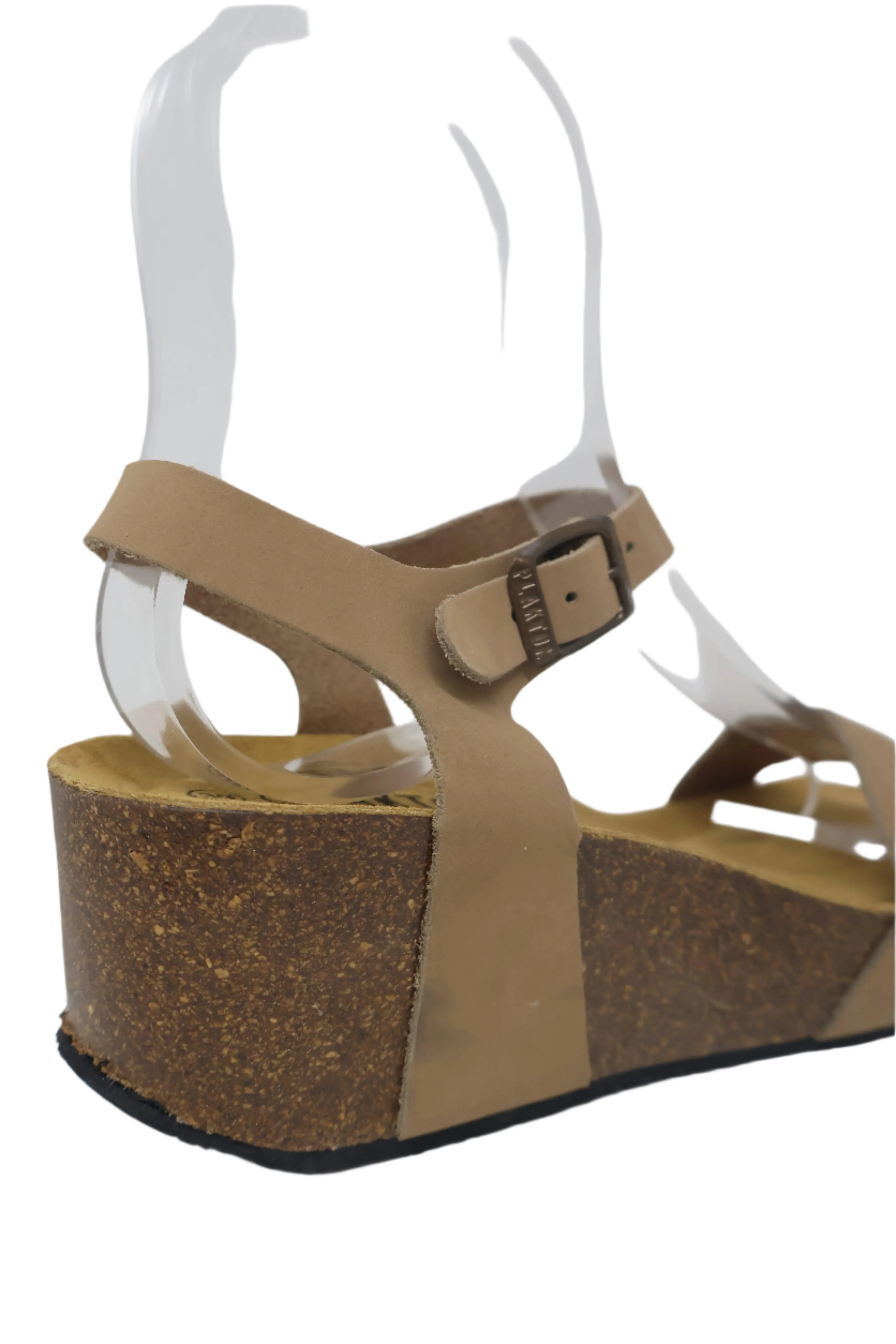 XANA TAUPE WEDGE